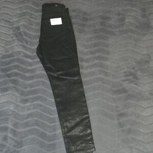 AG Adriano Goldschmied Dark Charcoal Skinny Pants
